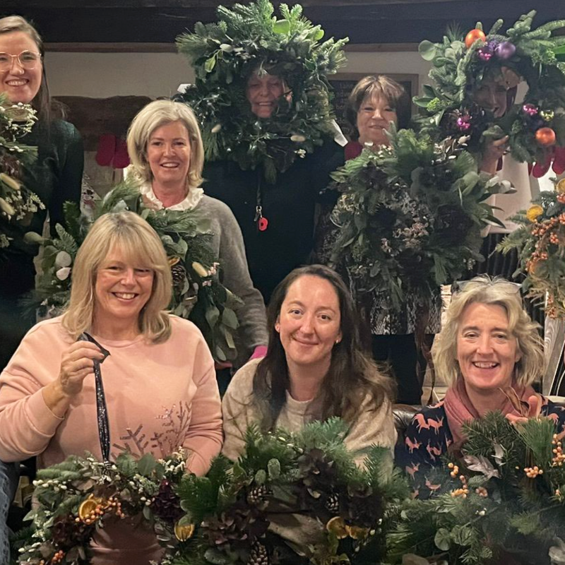 Christmas Wreath Making Workshop - The Royal Oak, Whatcote - Monday 25th November - 6pm-9pm