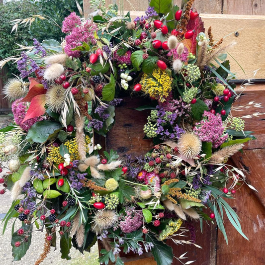 Seasonal Door Decoration - Autumn Woodland Door Wreath