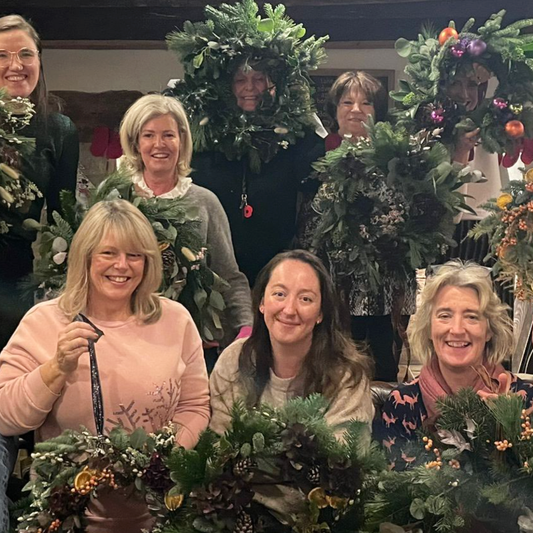 Christmas Wreath Making Workshop - The Royal Oak, Whatcote - Monday 25th November - 6pm-9pm